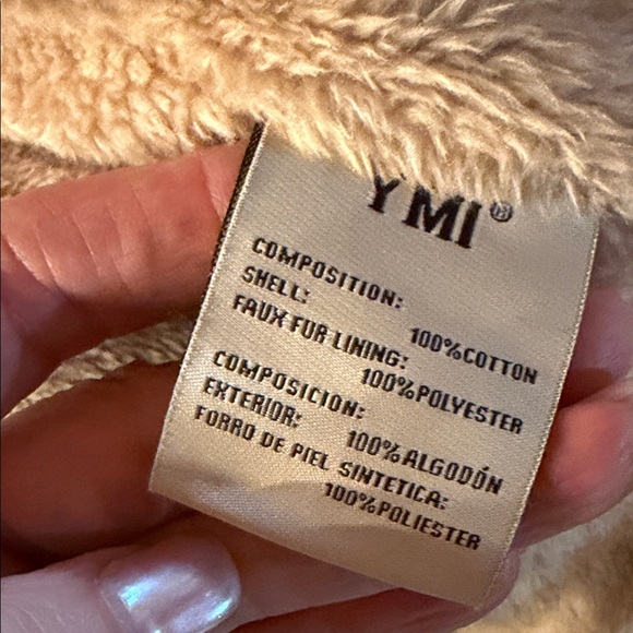 YMI Olive Green Hooded Utility Vest - Picture 6 of 8